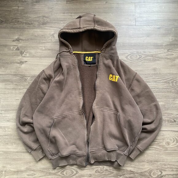 CAT Zip-Up Hoodie - Picture 1 of 2